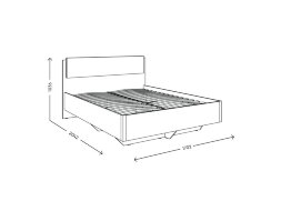 Кровать двуспальняя Адель