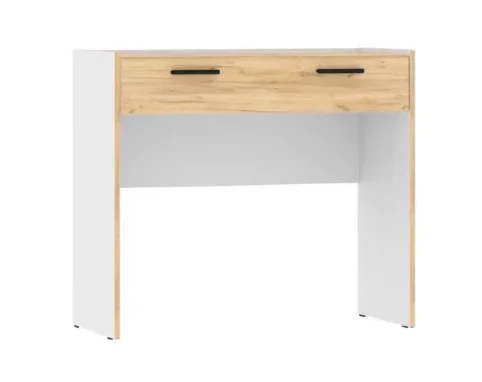 Стол туалетный Оттавия, Белый Фасадный/Дуб Крафт Золотой 