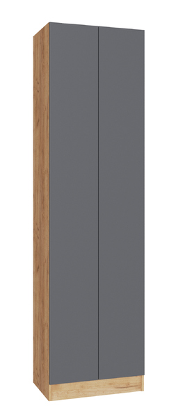 Шкаф платяной Руэлла, Крафт золотой/Графит серый 