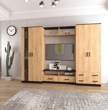 Шкаф для одежды с ящиками Лофт