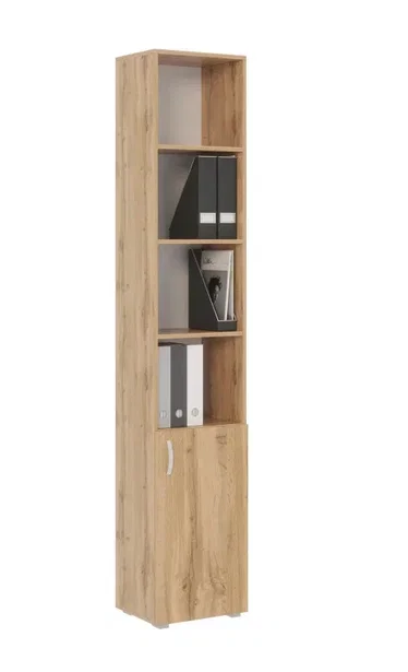 Стеллаж Офис 400 6 полок с дверцей 