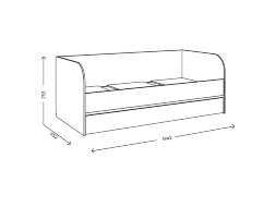 Кровать 2-х уровневая Адель