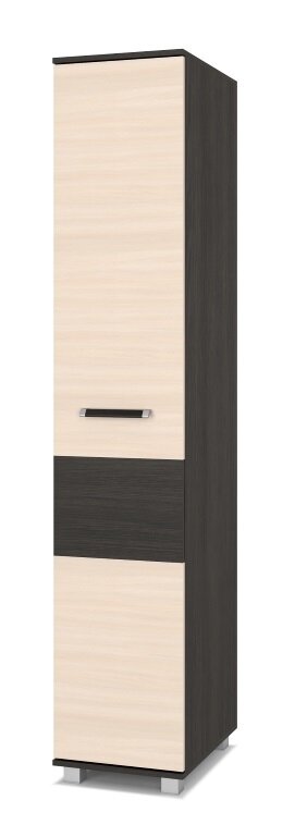 Пенал однодверный Виора, Венге/Млечный дуб 