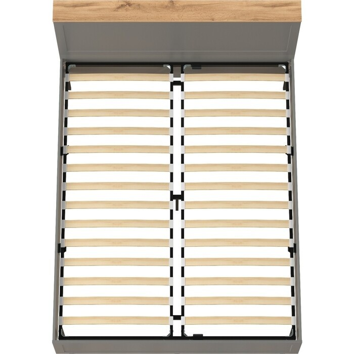 Кровать двуспальная Остин, Графит 