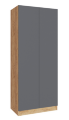 Шкаф универсальный Руэлла, Крафт золотой/Графит серый 