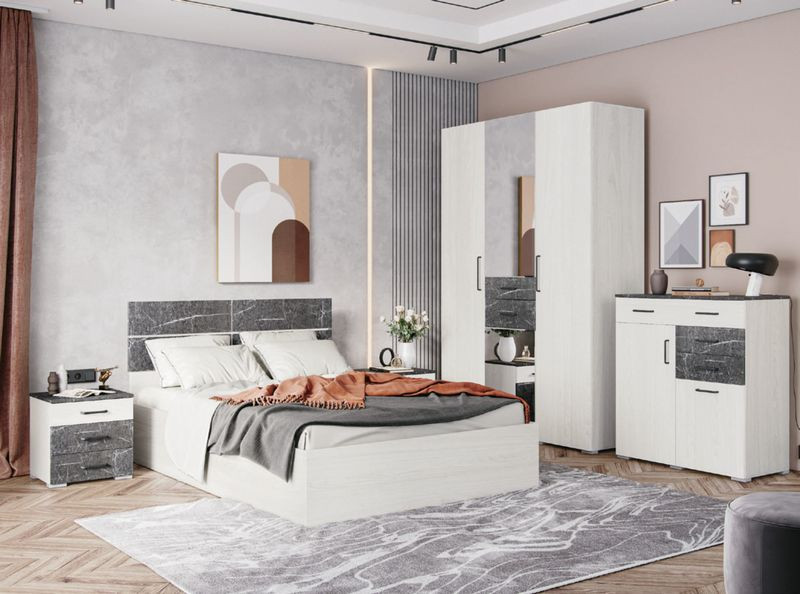 Шкаф трехстворчатый Теана, анкор светлый 