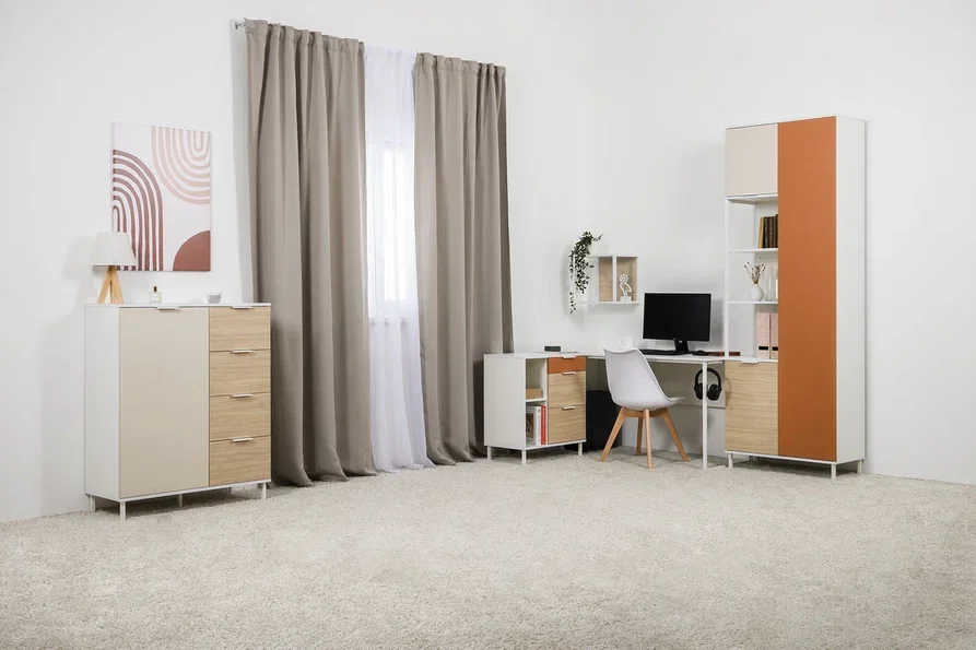 Шкаф комбинированный 13.22 Марвэл, белый 