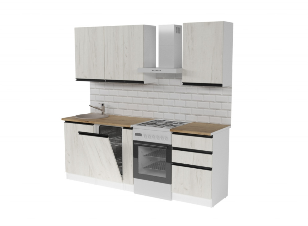 Кухонный гарнитур Амели стандарт, 160 см 