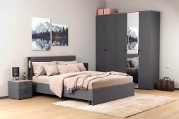 Тумба прикроватная Остин, Графит