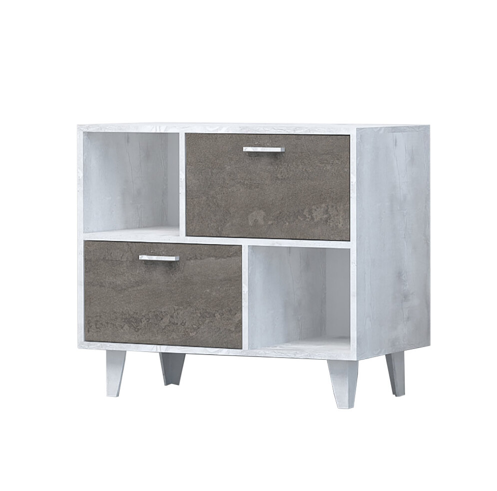 Модульная прихожая ЭГО , бетон/камень 1 