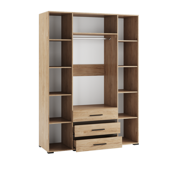 Шкаф 4-створчатый Модена МШ-24, гикори 