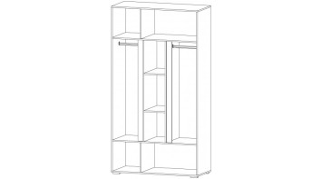 Шкаф 3-х створчатый Британа