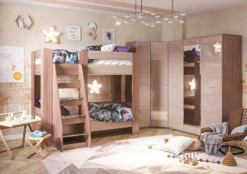 Модульная детская Симба, кофе с молоком 2