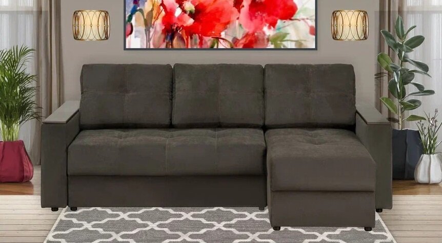 Диван угловой Мичиган NEW (независимый пружинный блок) 