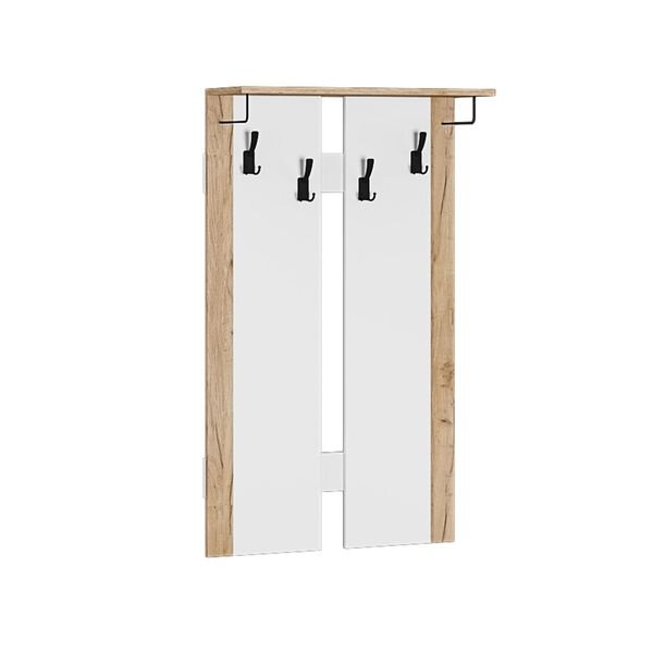 Вешалка Галант, крафт золотой + белый 