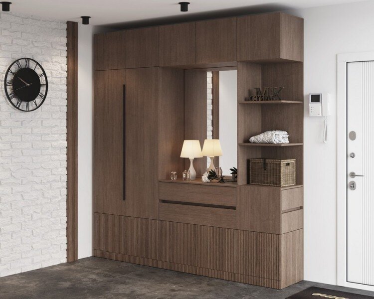 Шкаф с зеркалом Кантри, Кадена Вуд 