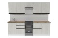 Кухонный гарнитур Амели мега, 250 см 