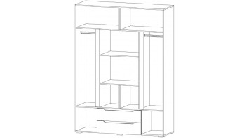 Шкаф 4-х створчатый Британа