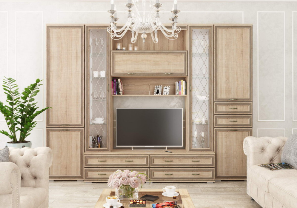 Тумба для ТВ-техники Ливорно ЛТ-1, дуб сонома 