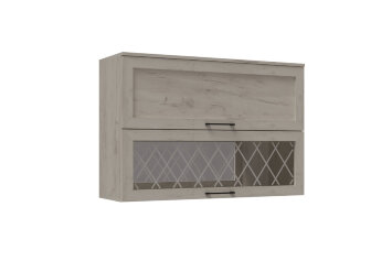 Полка навесная СН-3 София, Дуб крафт белый 