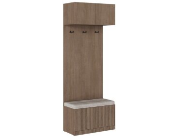 Шкаф с вешалкой и сидушкой Кантри, Кадена Вуд