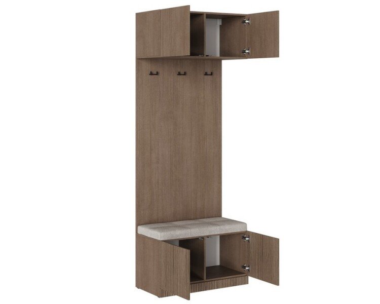 Шкаф с вешалкой и сидушкой Кантри, Кадена Вуд 