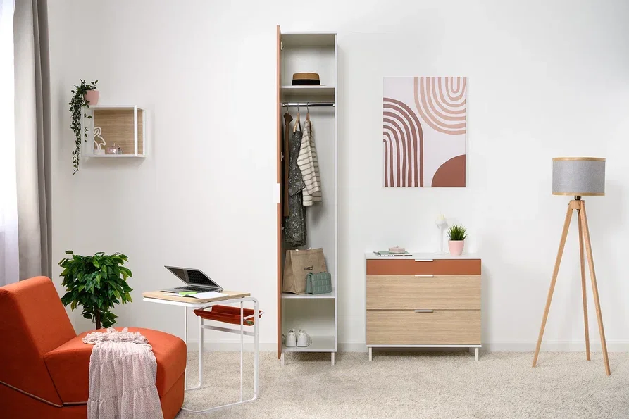 Шкаф-пенал 16.316.01 Марвэл, белый 