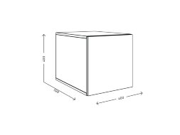 Шкаф навесной (Антресоль) Адель