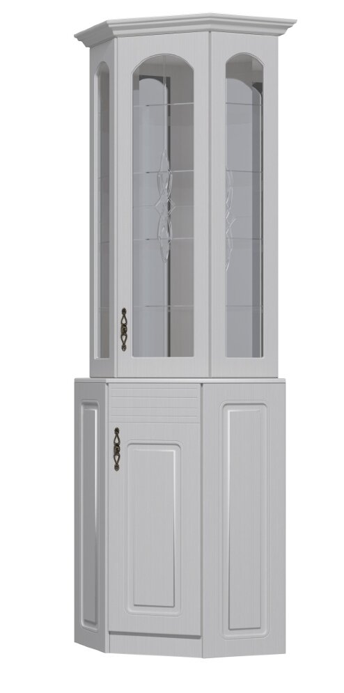 Витрина угловая с зеркалами Венеция В-12 