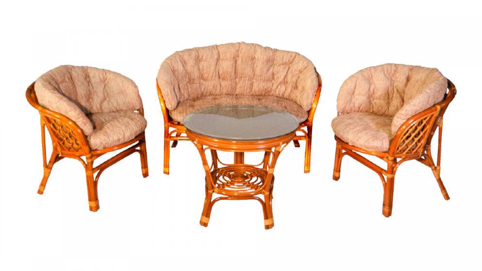 Комплект Багама с диваном, подушки полные  