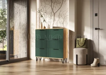 Обувница Флэш, Мени Грин/Дуб крафт