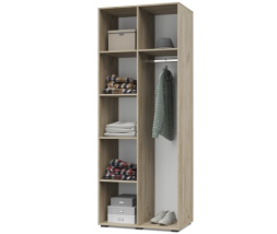 Шкаф 2-х дверный Челси, Анкор тёмный / Анкор свтлый