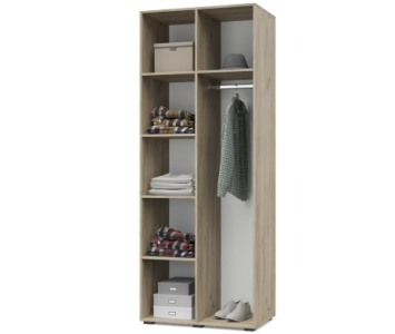 Шкаф 2-х дверный Челси, Анкор тёмный / Анкор светлый