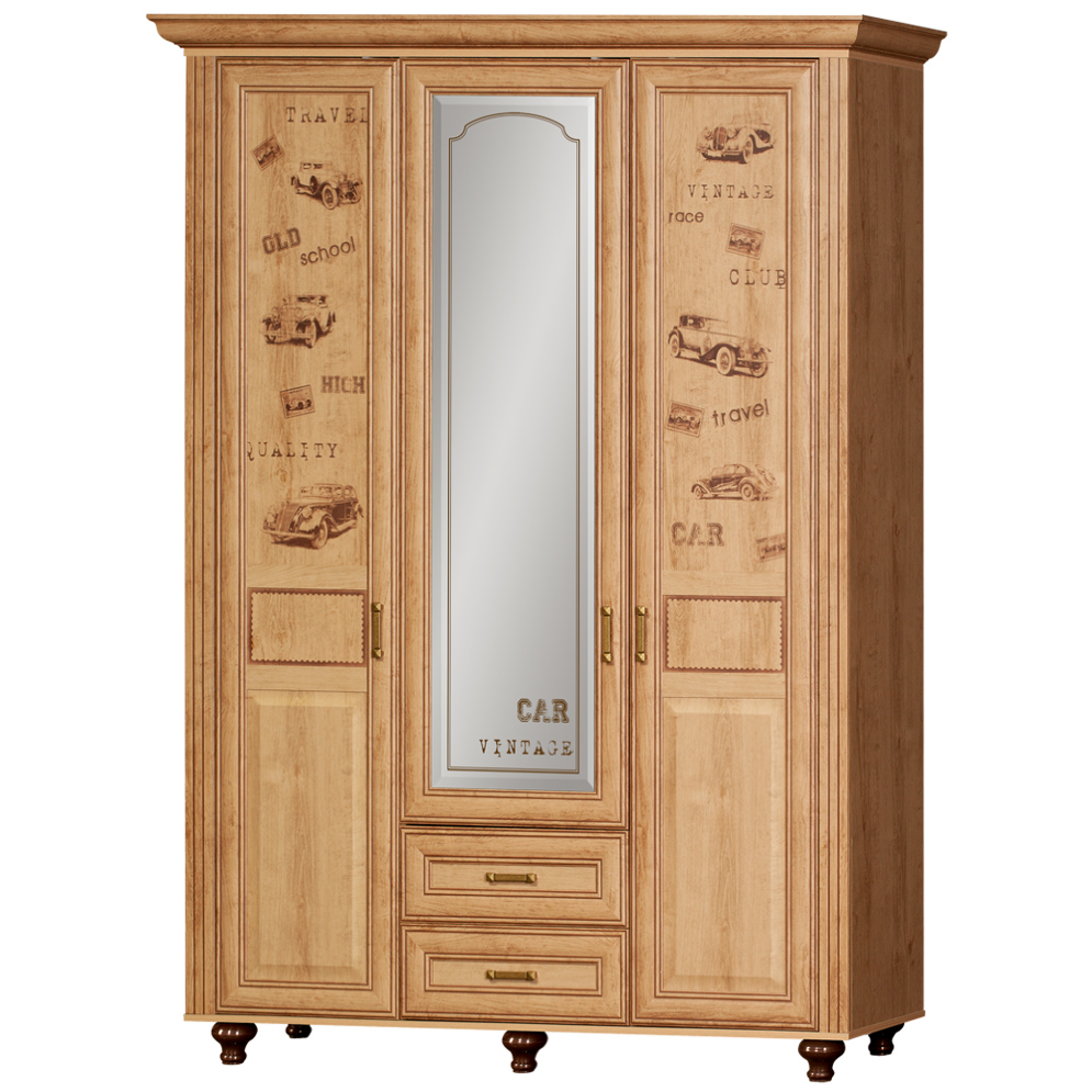 Шкаф 3-х дверный Ралли 863 