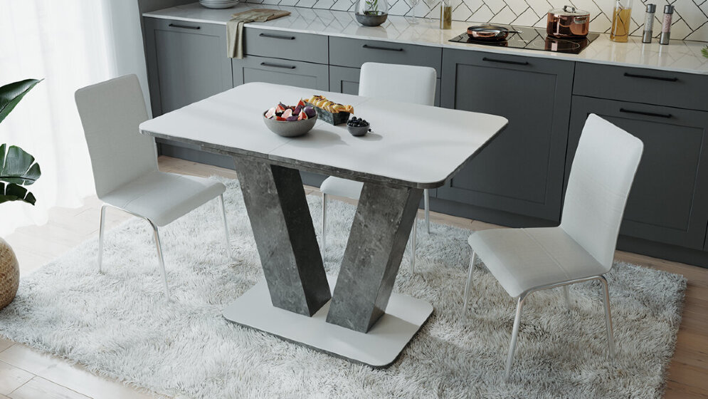 Стол обеденный раскладной Чинзано тип 1, моод темный  