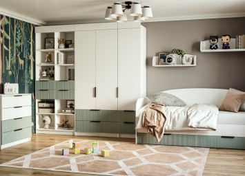 Стеллаж 900 с ящиками Лавис