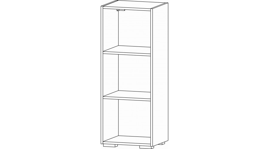 Шкаф универсальный Даллас, Цемент светлый 