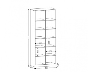 Стеллаж Николь