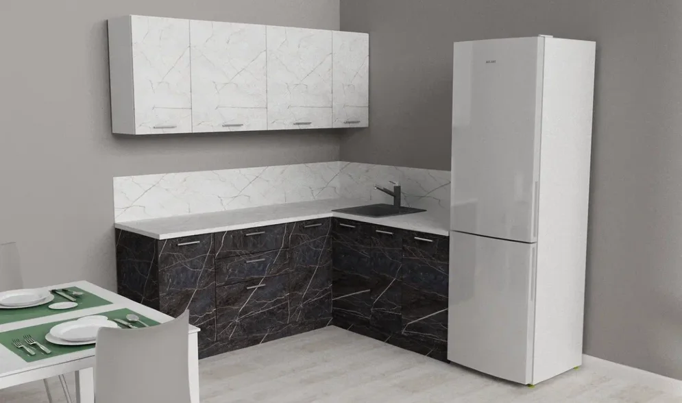 Модульная кухня АТР, оникс/фаерстоун (200х170 см)  