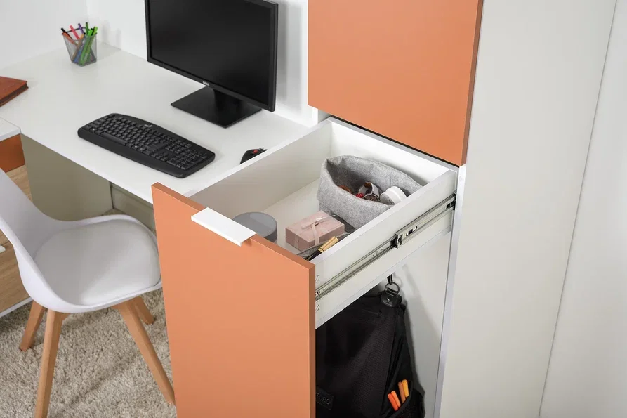 Шкаф-пенал 16.316.02 Марвэл, белый 