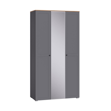  Шкаф 3-х дврный Остин, Графит