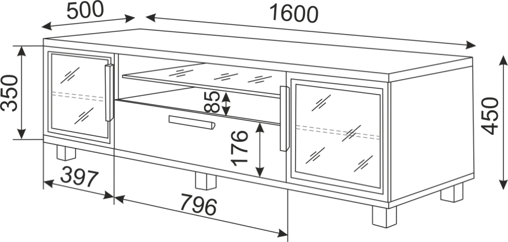 Тумба ТВ Майкл 