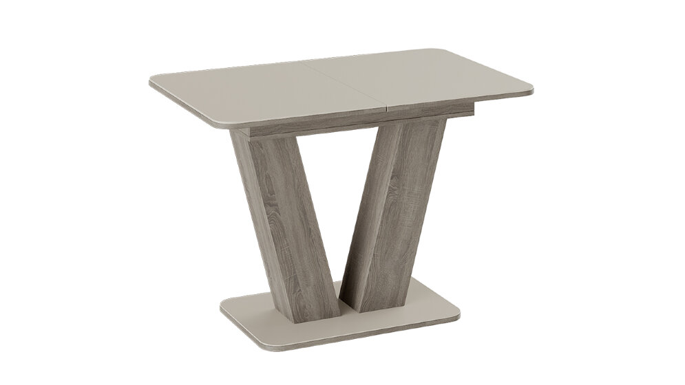 Стол обеденный раскладной Чинзано тип 1, (сонома трюфель) 