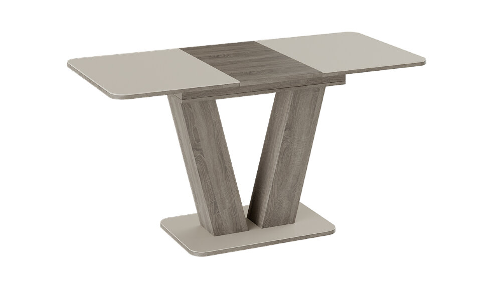 Стол обеденный раскладной Чинзано тип 1, (сонома трюфель) 