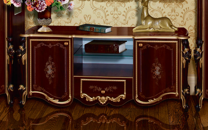 Тумба ТВ Шейх, Орех 