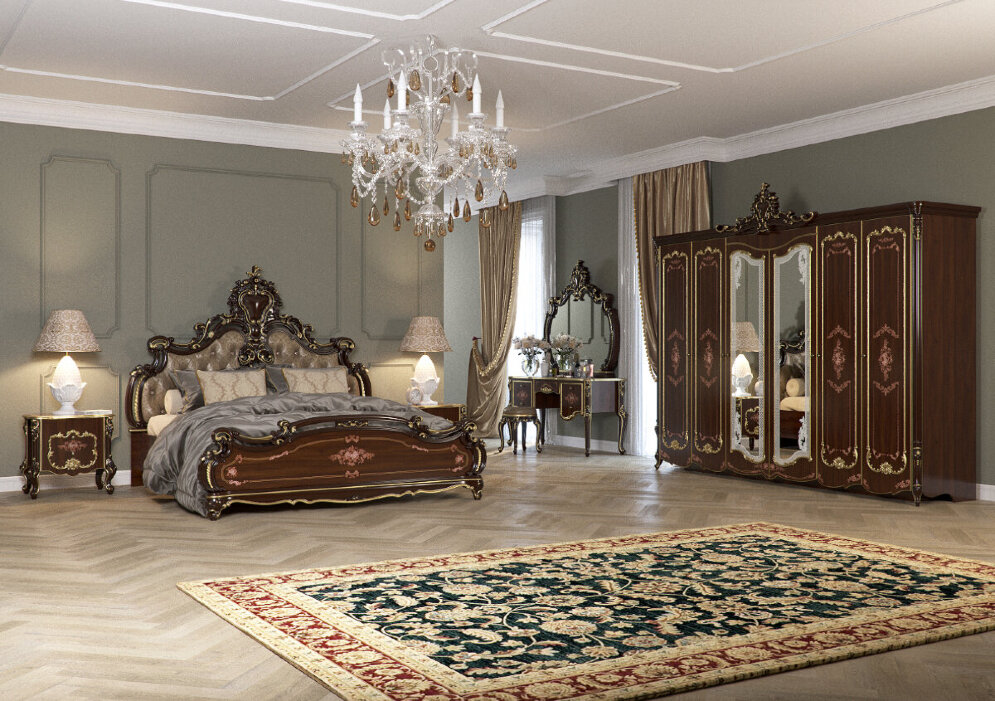 Модульная спальня Шейх 2, Орех  