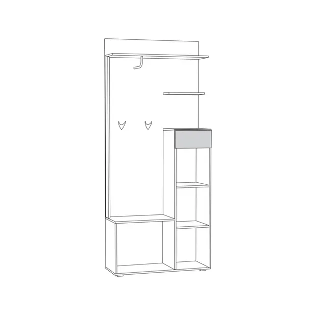 Шкаф многоцелевого назначения Лайн  10.16 