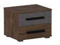 Тумба прикроватная с двумя ящиками Глазго 