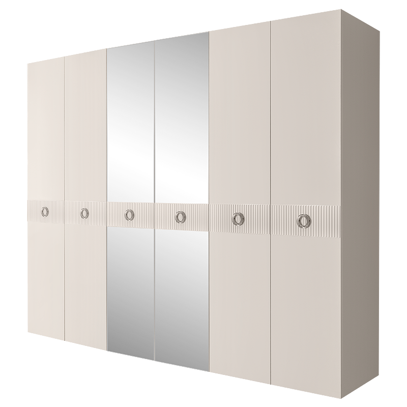 Шкаф 6 дверей БМШ1/6(Fi) (с зеркалами) Bogemia Fillini 