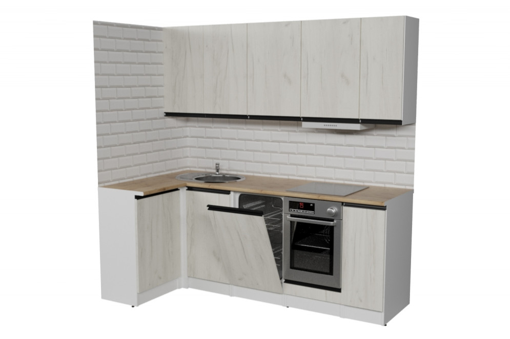 Кухонный гарнитур Амели прайм 400, 110х200 см 